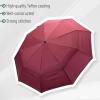 imageMr Pen Windproof Travel Umbrella Automatic Umbrellas for Rain CompactRed