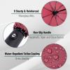 imageMr Pen Windproof Travel Umbrella Automatic Umbrellas for Rain CompactRed