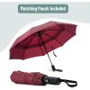 imageMr Pen Windproof Travel Umbrella Automatic Umbrellas for Rain CompactRed