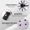 imageMr Pen Windproof Travel Umbrella Automatic Umbrellas for Rain CompactWhite Polka Dots