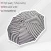 imageMr Pen Windproof Travel Umbrella Automatic Umbrellas for Rain CompactZebra Stripes