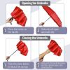 imageMr Pen Windproof Travel Umbrella Fiery Red Automatic Umbrellas for Rain Compact Umbrella Travel Umbrella Compact Umbrella Windproof Umbrella Umbrellas for Rain Windproof Portable Umbrella