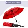 imageMr Pen Windproof Travel Umbrella Fiery Red Automatic Umbrellas for Rain Compact Umbrella Travel Umbrella Compact Umbrella Windproof Umbrella Umbrellas for Rain Windproof Portable Umbrella