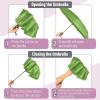 imageMr Pen Windproof Travel Umbrella Lush Leaf Automatic Umbrellas for Rain Compact Umbrella Travel Umbrella Compact Umbrella Windproof Umbrella Umbrellas for Rain Windproof Portable Umbrella