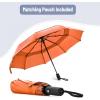imageMr Pen Windproof Travel Umbrella Orange Red Automatic Umbrellas for Rain Compact Umbrella Umbrellas for Rain Windproof