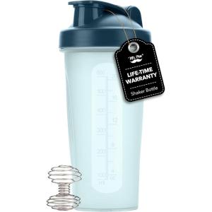 imageMr Pen Shaker Bottles for Protein Mixes 28 oz Protein Shaker Bottle with Wire Whisk Ball Shaker Cup Mixer Bottle Protein Shake Bottles Protein Bottle Protein Shake BottleClear