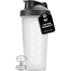 imageMr Pen Shaker Bottles for Protein Mixes 28 oz Protein Shaker Bottle with Wire Whisk Ball Shaker Cup Mixer Bottle Protein Shake Bottles Protein Bottle Protein Shake BottleClear 1