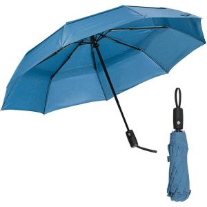 imageMr Pen Windproof Travel Umbrella Automatic Umbrellas for Rain CompactBlue