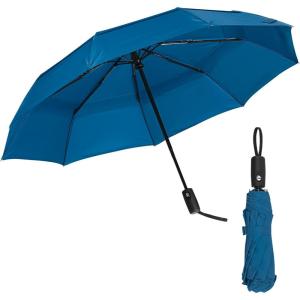 imageMr Pen Windproof Travel Umbrella Automatic Umbrellas for Rain CompactCyan Blue
