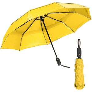 imageMr Pen Windproof Travel Umbrella Automatic Umbrellas for Rain CompactYellow
