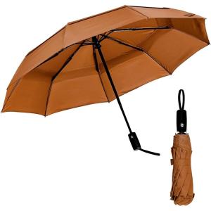 imageMr Pen Windproof Travel Umbrella Tawny Glow Automatic Umbrellas for Rain Compact Umbrella Travel Umbrella Compact Umbrella Windproof Umbrella Umbrellas for Rain Windproof Portable Umbrella