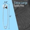 imageMr Pen Safety Pins 5 Inch 10 Pack Silver Safety Pin Safety Pins for Clothes Extra Large Safety Pins Heavy Duty Giant Safety Pin Large Safety Pin Oversized Safety PinsSilver