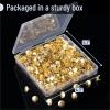 imageMr Pen Thumb Tacks 500 Pack Gold Flat Push Pins Thumbtack Flat Thumb Tacks Metal Push Pins Thumbtacks Push Pin Thumb Tack Thumbtacks Flat Flat Push Pins for Bulletin BoardGold