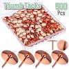 imageMr Pen Thumb Tacks 500 Pack Gold Flat Push Pins Thumbtack Flat Thumb Tacks Metal Push Pins Thumbtacks Push Pin Thumb Tack Thumbtacks Flat Flat Push Pins for Bulletin BoardRose Gold