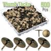 imageMr Pen Thumb Tacks 500 Pack Gold Flat Push Pins Thumbtack Flat Thumb Tacks Metal Push Pins Thumbtacks Push Pin Thumb Tack Thumbtacks Flat Flat Push Pins for Bulletin BoardBronze