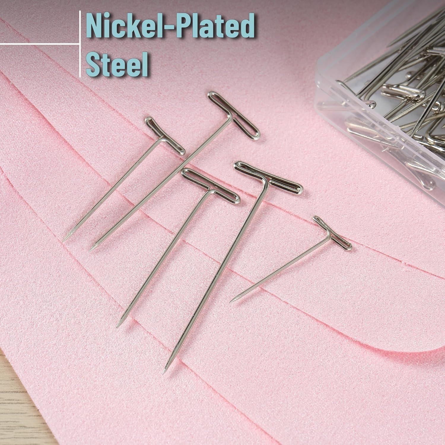 imageMr Pen T Pins 220 Pack Assorted Sizes TPins T Pins for Blocking Knitting Wig Pins T Pins for Wigs Wig Pins for Foam Head T Pins for Sewing Wig T Pins Blocking Pins T Pins for Office Wall440 Pack