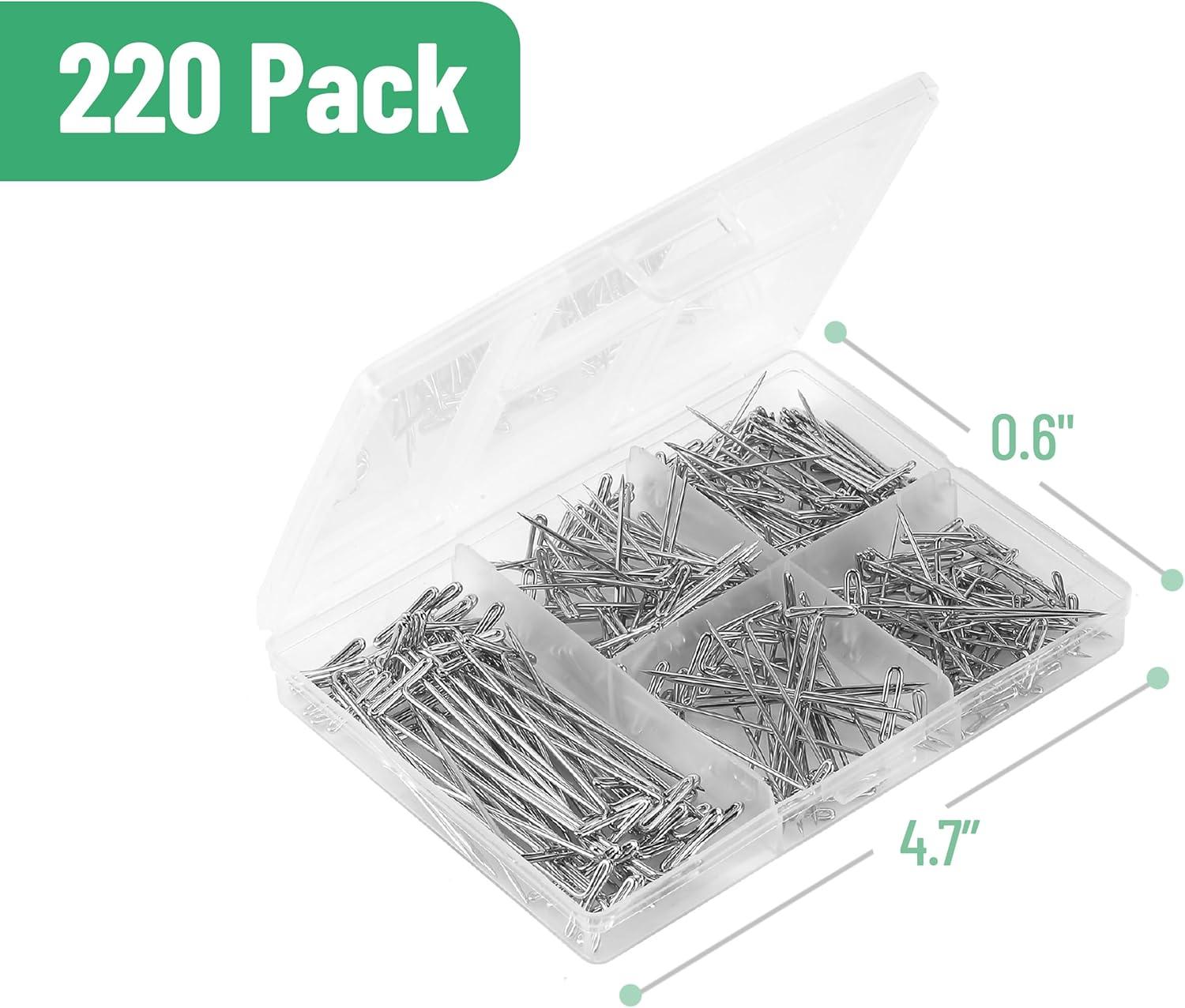 imageMr Pen T Pins 220 Pack Assorted Sizes TPins T Pins for Blocking Knitting Wig Pins T Pins for Wigs Wig Pins for Foam Head T Pins for Sewing Wig T Pins Blocking Pins T Pins for Office Wall220 Pack