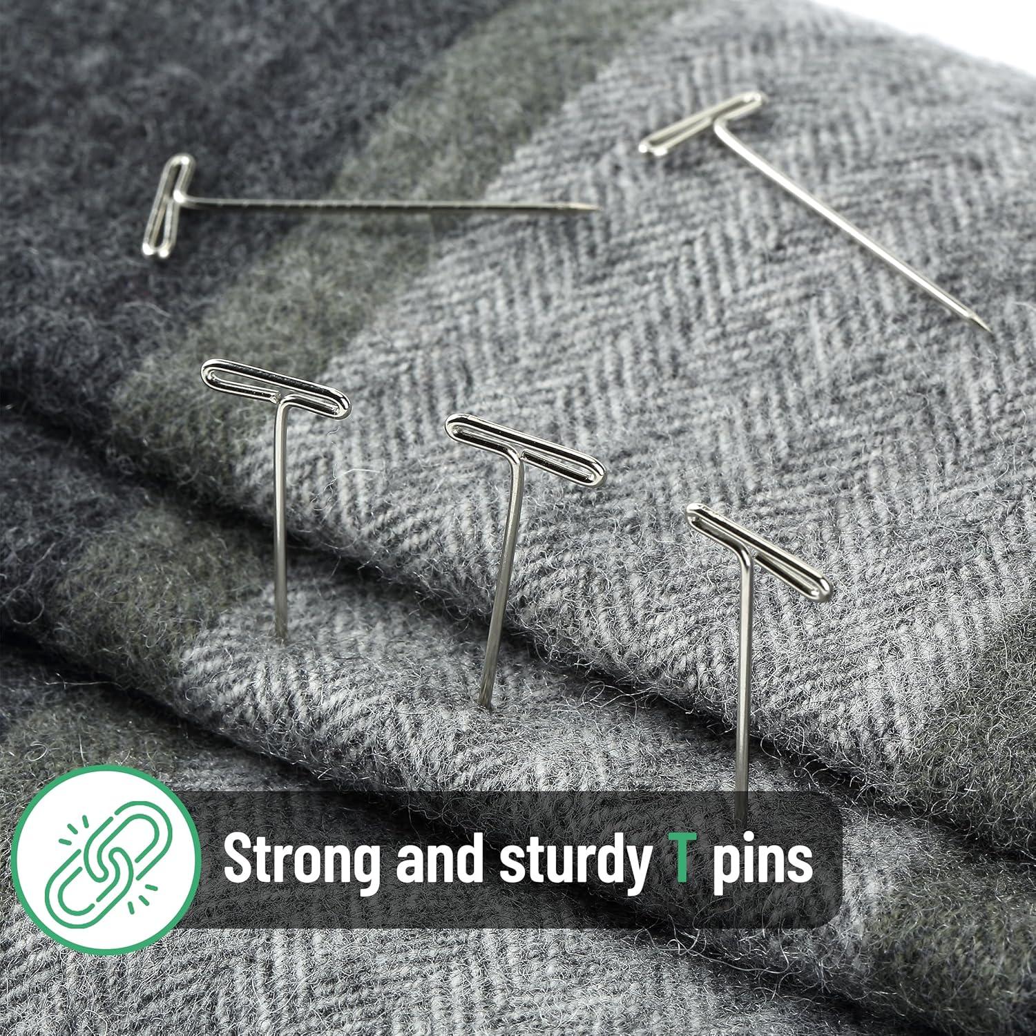 imageMr Pen T Pins 220 Pack Assorted Sizes TPins T Pins for Blocking Knitting Wig Pins T Pins for Wigs Wig Pins for Foam Head T Pins for Sewing Wig T Pins Blocking Pins T Pins for Office Wall220 Pack