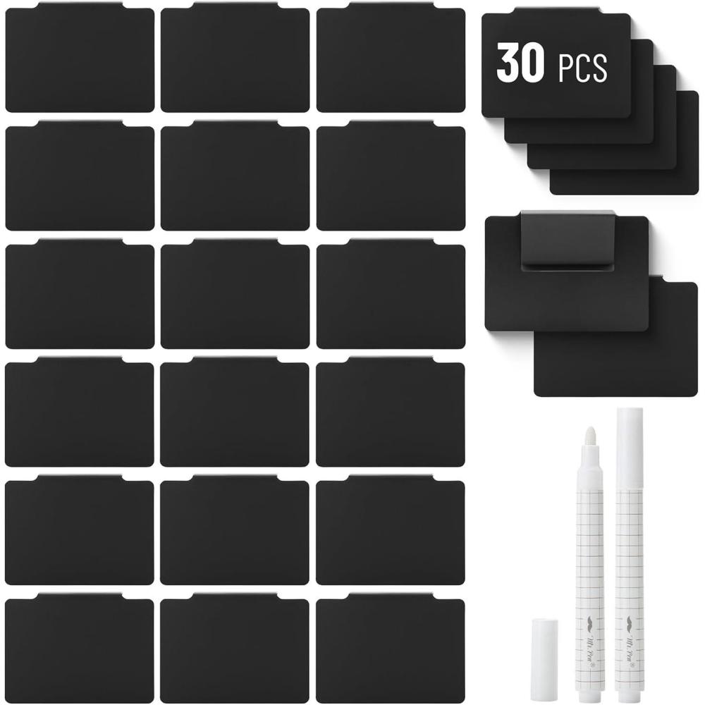 Mr. Pen- Basket Labels Clip On Set, 32 pcs, 30 Removable Bin Labels ...