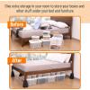imageMr Pen Adjustable Bed Risers Furniture Risers Set of 4 Risers Elevation in Heights 3 5 or 8 Inch Table Riser Risers for Bed Frame Bed Height Risers Bed Raiser Bed Frame Riser Desk Risers