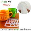 imageMr Pen French Curve and Template Ruler Set 6 Pieces