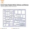 imageMr Pen House Plan Interior Design and Furniture Templates Drafting Tools and Ruler Shapes for Architecture  Set of 3clear