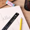 imageMr Pen Steel Rulers 6 8 12 14 inch Metal Rulers Pack of 4Black