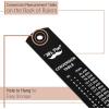 imageMr Pen Steel Rulers 6 8 12 14 inch Metal Rulers Pack of 4Black