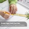 imageMr Pen Steel Rulers 6 8 12 14 inch Metal Rulers Pack of 4Gold