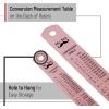 imageMr Pen Steel Rulers 6 8 12 14 inch Metal Rulers Pack of 4Rose Gold