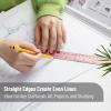 imageMr Pen Steel Rulers 6 8 12 14 inch Metal Rulers Pack of 4Rose Gold
