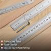 imageMr Pen Steel Rulers 6 8 12 14 inch Metal Rulers Pack of 4Silver