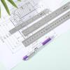 imageMr Pen Steel Rulers 6 8 12 14 inch Metal Rulers Pack of 4Silver