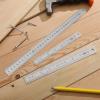imageMr Pen Steel Rulers 6 8 12 14 inch Metal Rulers Pack of 4Silver