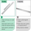 imageMr Pen Steel Rulers 6 8 12 14 inch Metal Rulers Pack of 4Silver