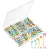 imageMr Pen Safety Pins Assorted 300 Pack 5 Different Sizes Colorful Assorted Safety Pins Safety Pin Small Safety Pins Safety Pins Bulk Large Safety Pins Safety Pins for Clothes