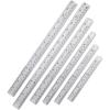 imageMr Pen Steel Rulers 6 8 12 14 inch Metal Rulers Pack of 4Silver