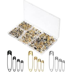 imageMr Pen Assorted Safety Pins  600 Pack Small ampamp Large Sizes Assorted Colors Ideal for ClothesMulticolor