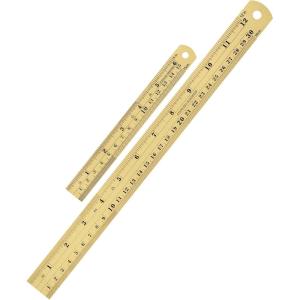 imageMr Pen Steel Rulers 6 8 12 14 inch Metal Rulers Pack of 4Gold