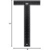 imageMr Pen  T Square T Ruler 12 inch Metal Ruler T Square Ruler Drafting Tools Architect Ruler Set Square Drafting Ruler Tsquare Truler Architectural Triangle Tee Ruler L Square Scale Ruler12 inch