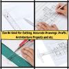 imageMr Pen 12 Inches Plastic T Square 3 Pack T Square Ruler T Square Transparent T Ruler Drafting T Square T Ruler for Crafting T Ruler Clear