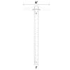 imageMr Pen 12 Inches Plastic T Square 3 Pack T Square Ruler T Square Transparent T Ruler Drafting T Square T Ruler for Crafting T Ruler Clear