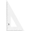 imageMr Pen Architectural Triangular Ruler Set with 12 Inch Triangular Scale 11 Inch 3060 and 8 Inch 4590 Triangles