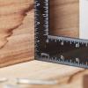imageMr Pen Carpenter Square Framing Square 8 inch x 12 inch Carpenters Square Right Angle Ruler Framing Tools L Shape Ruler Metal Square Steel SquareBlack