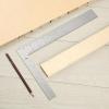 imageMr Pen Carpenter Square Framing Square 8 inch x 12 inch Carpenters Square Right Angle Ruler Framing Tools L Shape Ruler Metal Square Steel SquareSilver