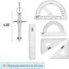 imageMr Pen Geometry Set with 6 Inch Swing Arm Protractor Divider Set Squares Ruler Compasses and Protractor 15 Piece Set
