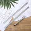 imageMr Pen Machinist Ruler 3 Pack Metric Precision Stainless Steel 6 inch12 inch  2 Pack