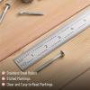 imageMr Pen Machinist Ruler 3 Pack Metric Precision Stainless Steel 6 inch12 inch
