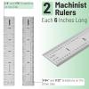 imageMr Pen Machinist Ruler 3 Pack Metric Precision Stainless Steel 6 inch6 inch  2 Pack 18164 Graduation
