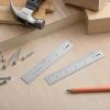 imageMr Pen Machinist Ruler 3 Pack Metric Precision Stainless Steel 6 inch6 inch  2 Pack 18164 Graduation